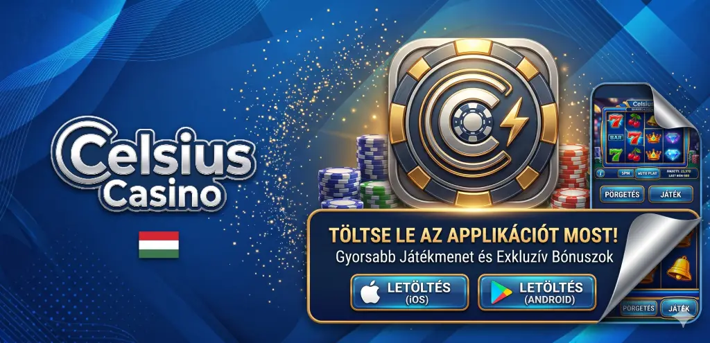 Celsius Casino App mobil felület